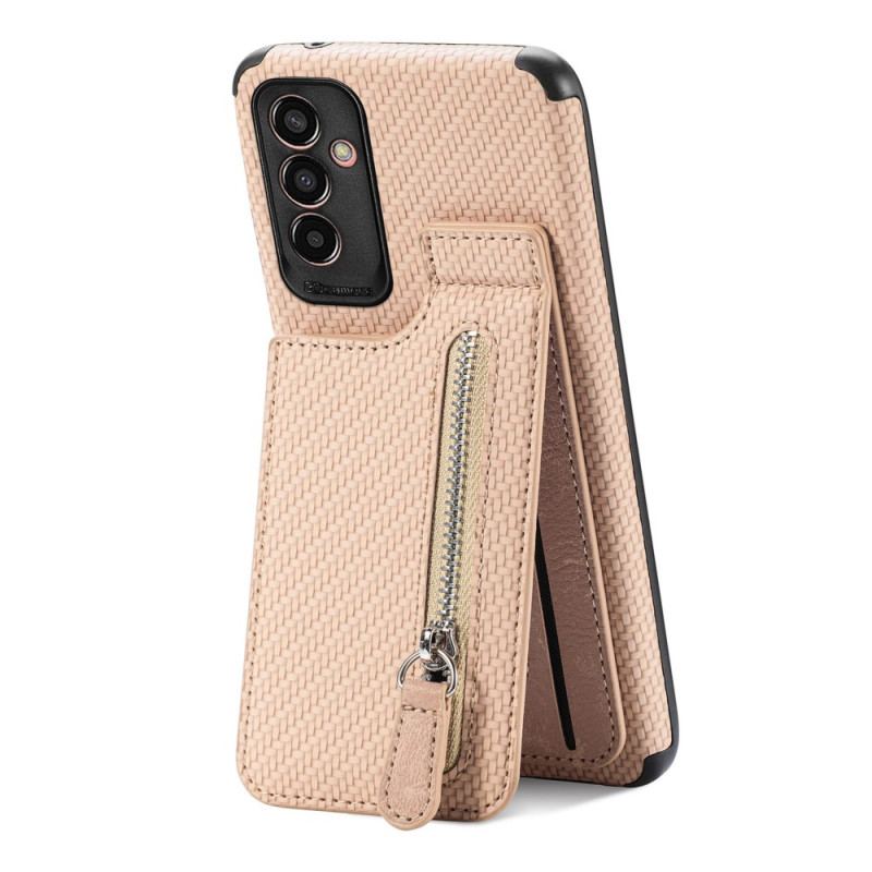 Capa Para Samsung Galaxy M13 Suporte Para Cartão De Fibra De Carbono