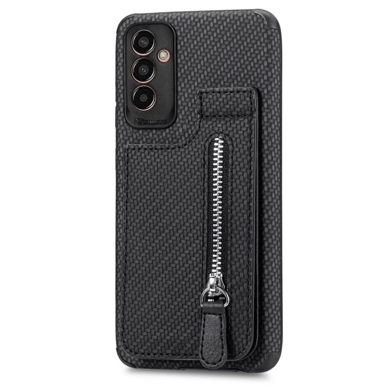 Capa Para Samsung Galaxy M13 Suporte Para Cartão De Fibra De Carbono