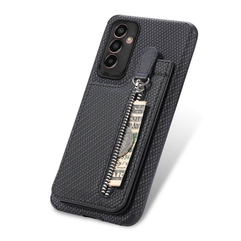 Capa Para Samsung Galaxy M13 Suporte Para Cartão De Fibra De Carbono