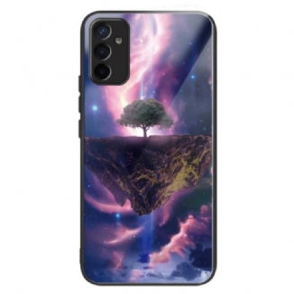 Capa Para Samsung Galaxy M13 Vidro Temperado De Árvore Futurista