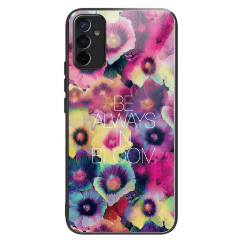 Capa Para Samsung Galaxy M13 Vidro Temperado Be Always In Bloom