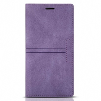 Capa De Celular Para Samsung Galaxy A54 5G Flip Estilo Alta Costura De Couro