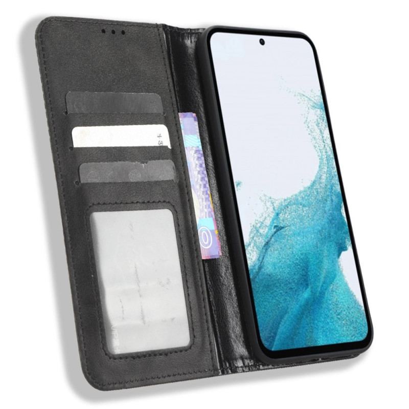 Capa De Celular Para Samsung Galaxy A54 5G Flip Estilo De Couro Estilizado