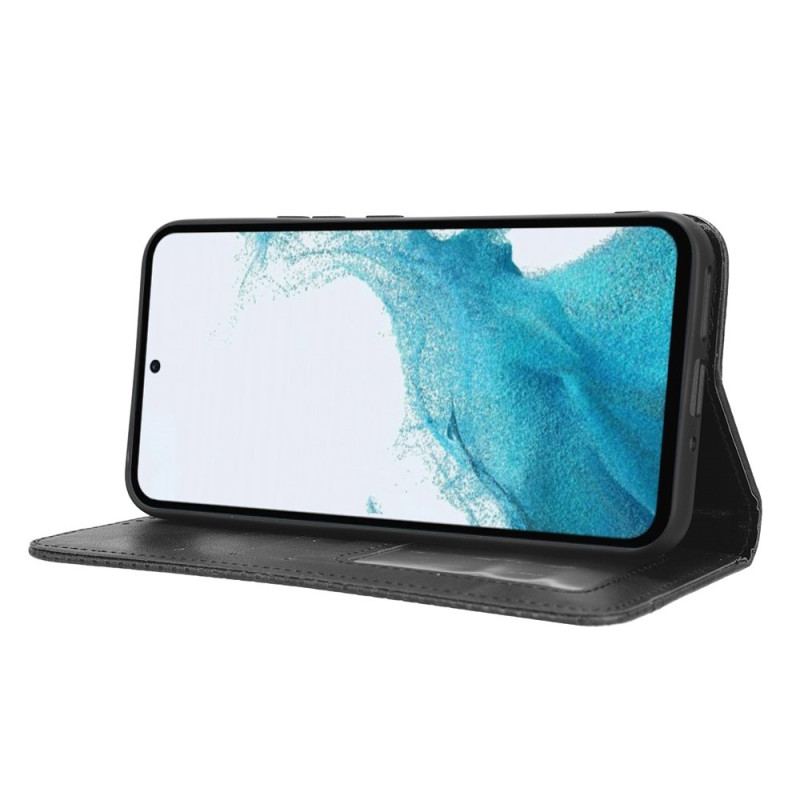 Capa De Celular Para Samsung Galaxy A54 5G Flip Estilo De Couro Estilizado