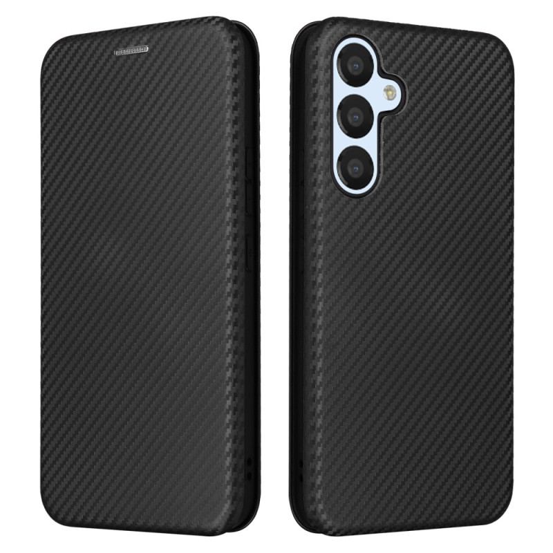 Capa De Celular Para Samsung Galaxy A54 5G Flip Fibra De Carbono Colorida