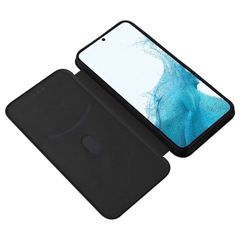 Capa De Celular Para Samsung Galaxy A54 5G Flip Fibra De Carbono Colorida