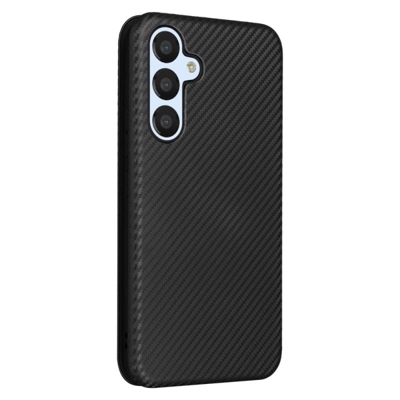 Capa De Celular Para Samsung Galaxy A54 5G Flip Fibra De Carbono Colorida