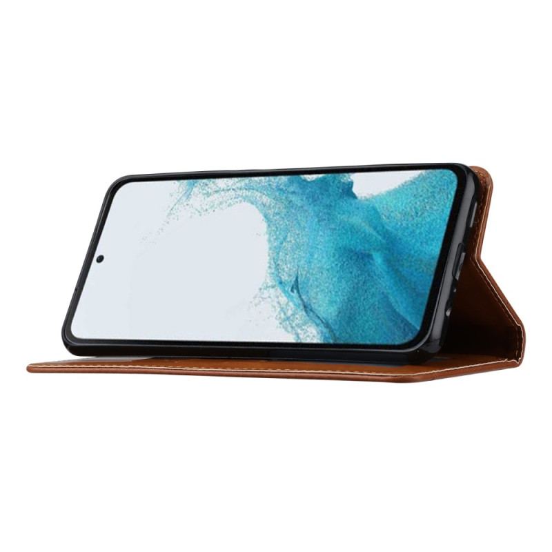 Capa De Celular Para Samsung Galaxy A54 5G Flip Titular De Cartão De Couro Sintético