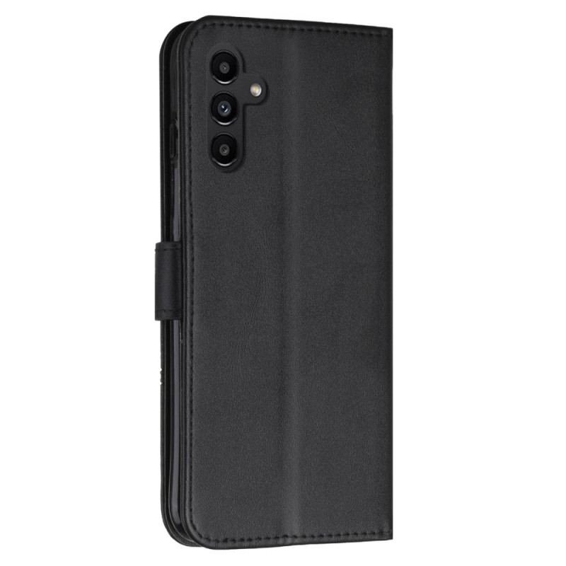 Capa De Couro Para Samsung Galaxy A54 5G De Cordão Negócios Em Cordão