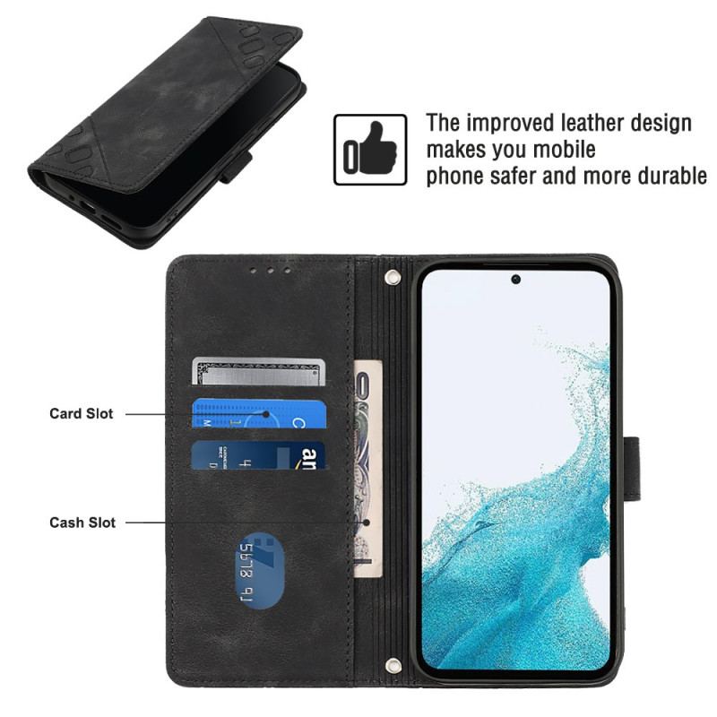 Capa Flip Para Samsung Galaxy A54 5G Retrô 70