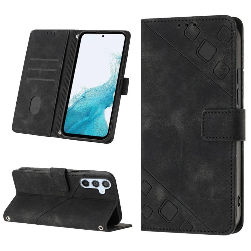 Capa Flip Para Samsung Galaxy A54 5G Retrô 70