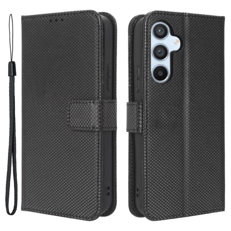 Capa Folio Para Samsung Galaxy A54 5G De Cordão Estilo Strappy