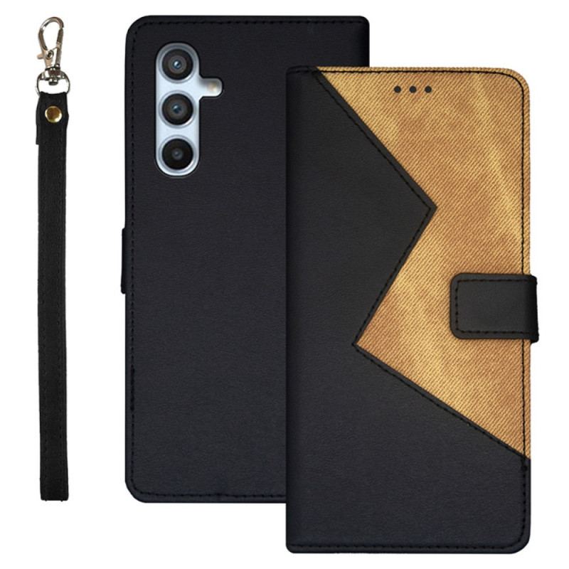 Capa Folio Para Samsung Galaxy A54 5G Idewei Bicolor