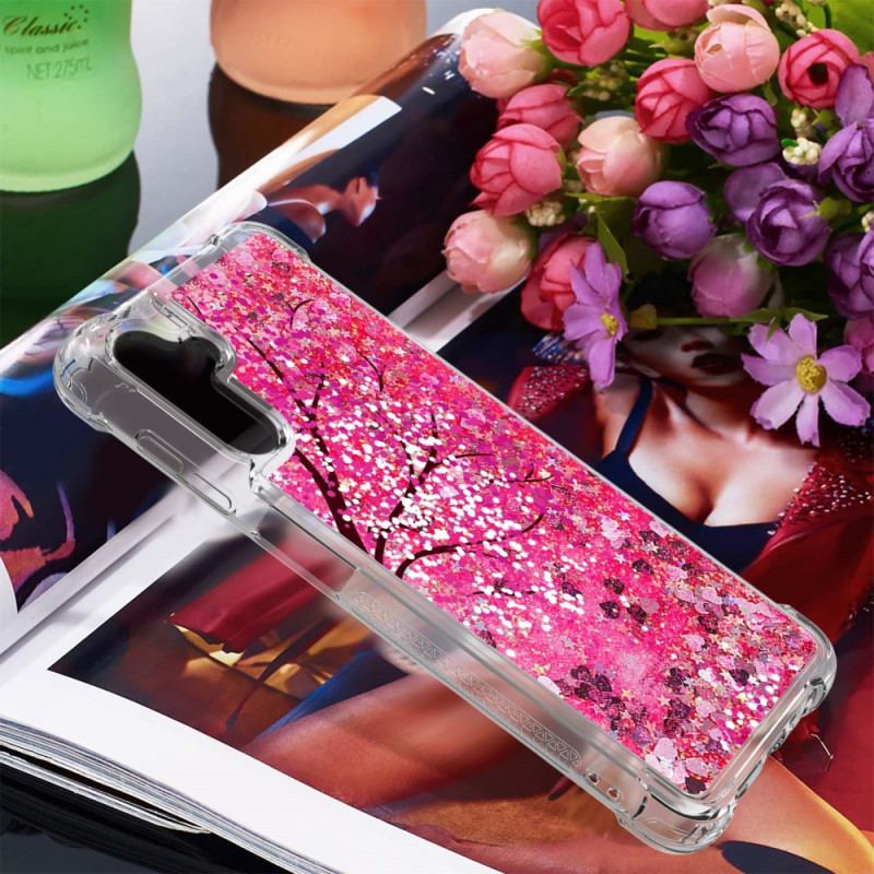 Capa Para Samsung Galaxy A54 5G Árvore Glitter