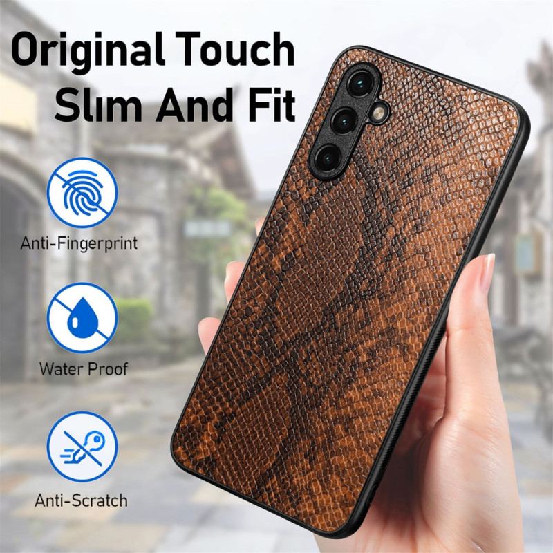 Capa Para Samsung Galaxy A54 5G Efeito Pele De Cobra