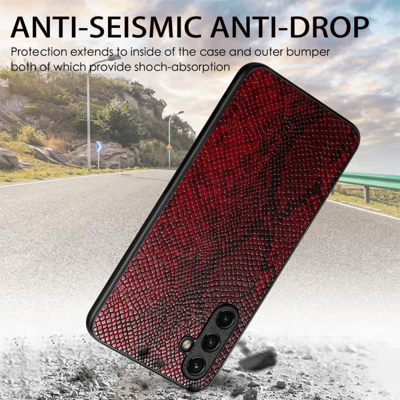 Capa Para Samsung Galaxy A54 5G Efeito Pele De Cobra