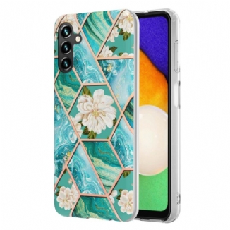 Capa Para Samsung Galaxy A54 5G Floral Marmorizado