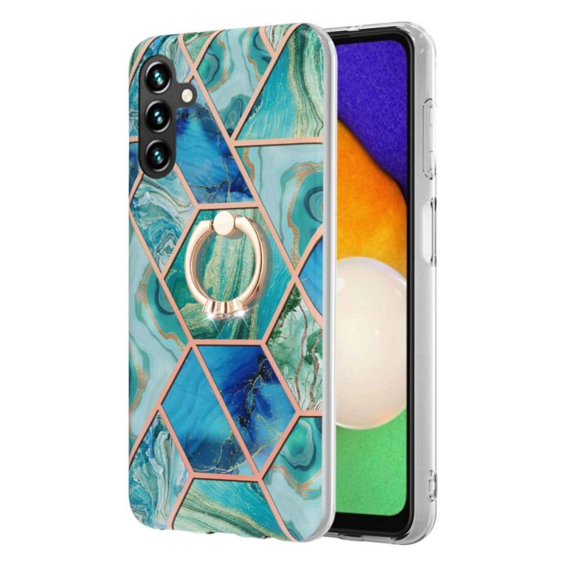 Capa Para Samsung Galaxy A54 5G Mármore Com Suporte De Anel