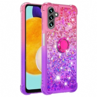 Capa Para Samsung Galaxy A54 5G Suporte De Anel Glitter