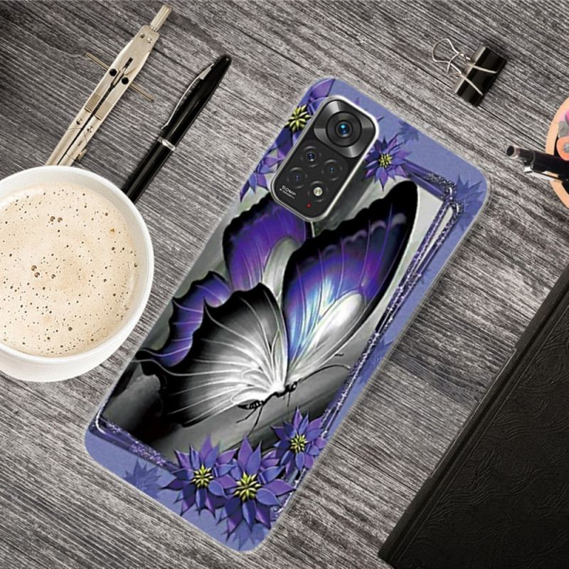 Capa De Celular Para Xiaomi Redmi Note 11 / 11S Borboleta Real