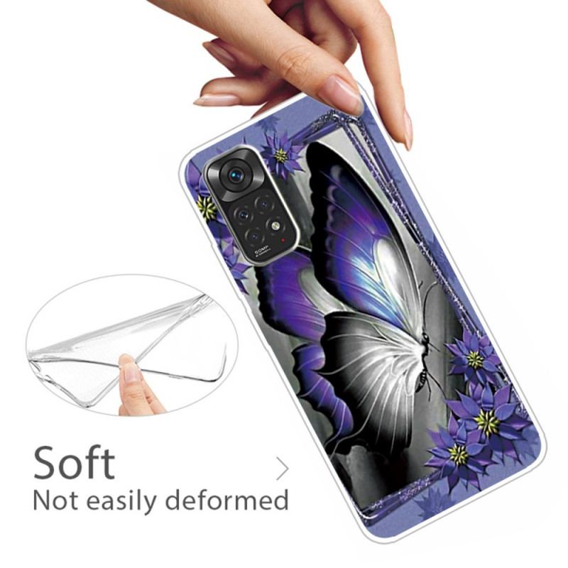 Capa De Celular Para Xiaomi Redmi Note 11 / 11S Borboleta Real