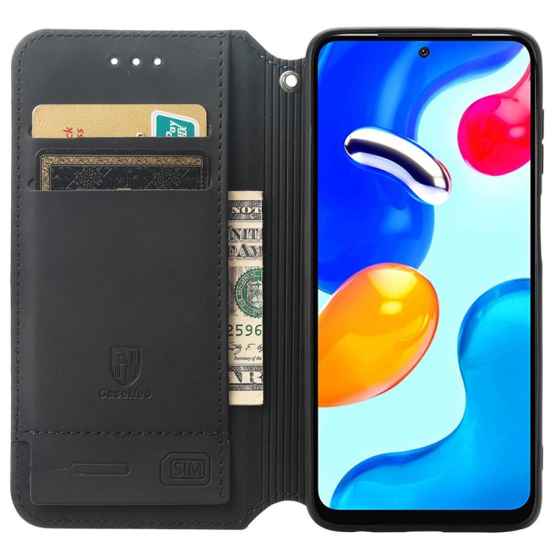 Capa De Celular Para Xiaomi Redmi Note 11 / 11S Flip Caseneo Rfid