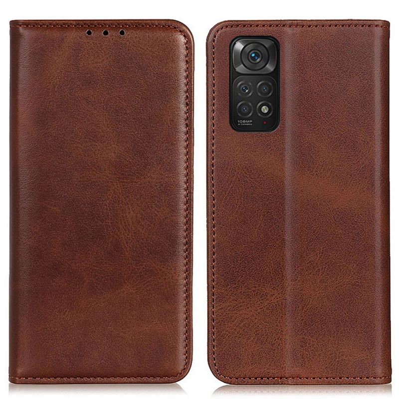 Capa De Celular Para Xiaomi Redmi Note 11 / 11S Flip Couro Rachado Elegância