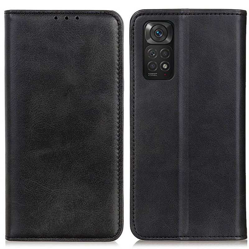 Capa De Celular Para Xiaomi Redmi Note 11 / 11S Flip Couro Rachado Elegância