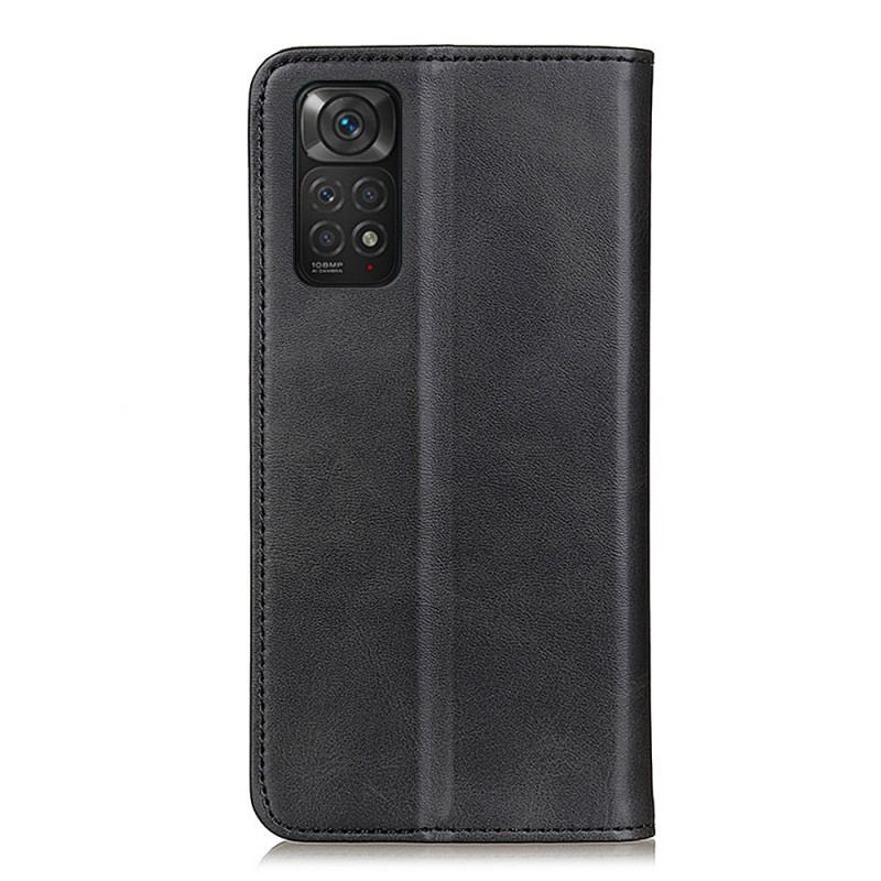 Capa De Celular Para Xiaomi Redmi Note 11 / 11S Flip Couro Rachado Elegância