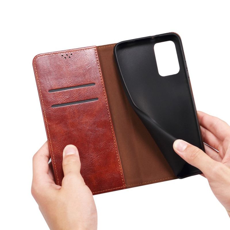 Capa De Celular Para Xiaomi Redmi Note 11 / 11S Flip Couro Sintético Encerado