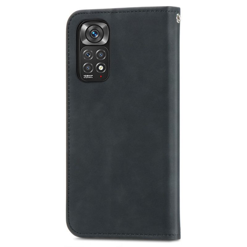 Capa De Celular Para Xiaomi Redmi Note 11 / 11S Flip Efeito Couro Vintage