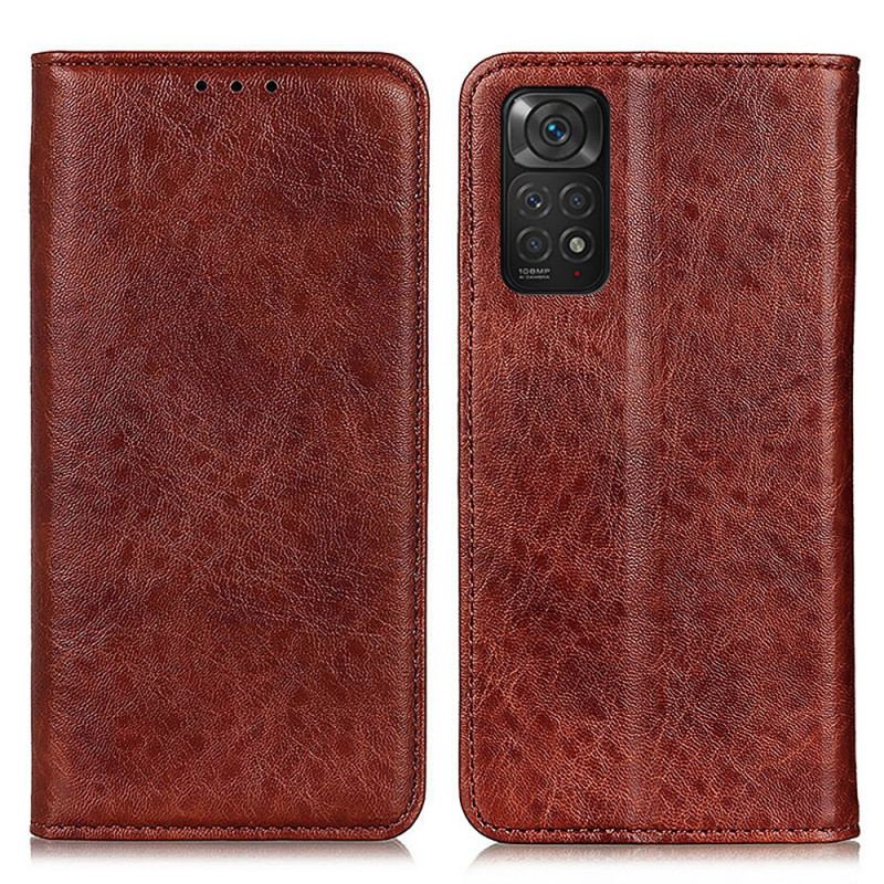 Capa De Celular Para Xiaomi Redmi Note 11 / 11S Flip Textura De Couro