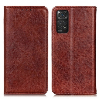 Capa De Celular Para Xiaomi Redmi Note 11 / 11S Flip Textura De Couro