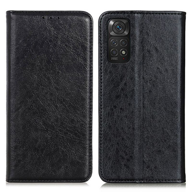 Capa De Celular Para Xiaomi Redmi Note 11 / 11S Flip Textura De Couro