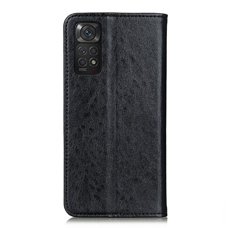 Capa De Celular Para Xiaomi Redmi Note 11 / 11S Flip Textura De Couro