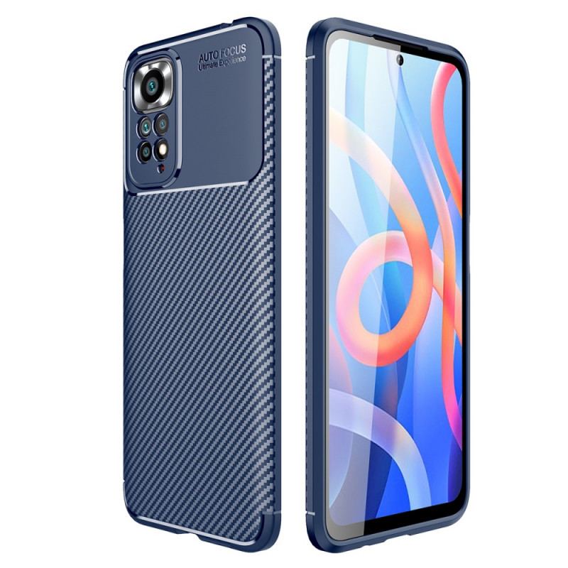 Capa De Celular Para Xiaomi Redmi Note 11 / 11S Mangueira De Fibra De Carbono