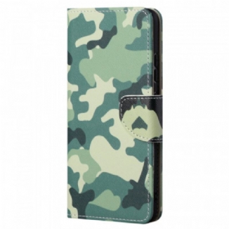 Capa De Couro Para Xiaomi Redmi Note 11 / 11S Camuflar