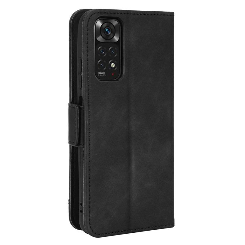 Capa De Couro Para Xiaomi Redmi Note 11 / 11S Cartões Múltiplos