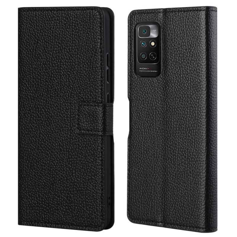 Capa De Couro Para Xiaomi Redmi Note 11 / 11S Grão De Lichia