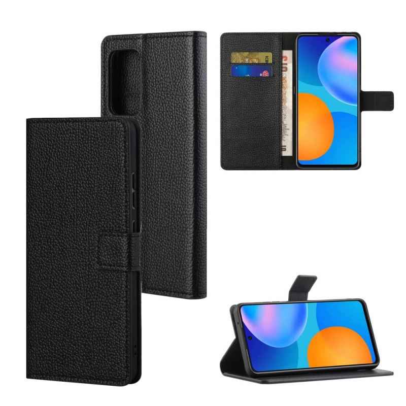 Capa De Couro Para Xiaomi Redmi Note 11 / 11S Grão De Lichia