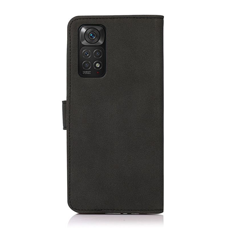 Capa De Couro Para Xiaomi Redmi Note 11 / 11S Khazneh Moda Efeito Couro