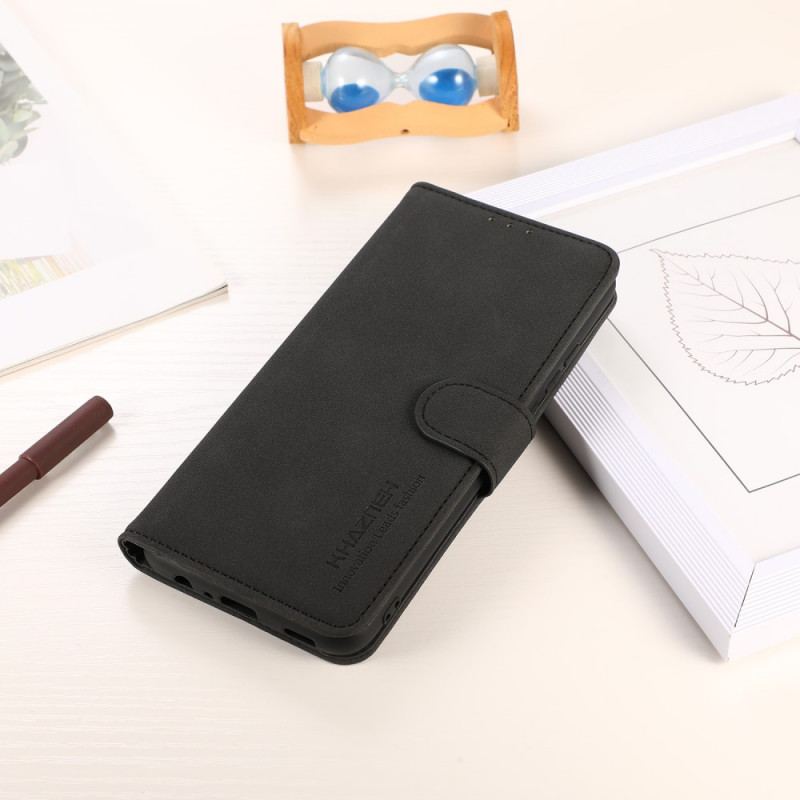 Capa De Couro Para Xiaomi Redmi Note 11 / 11S Khazneh Moda Efeito Couro