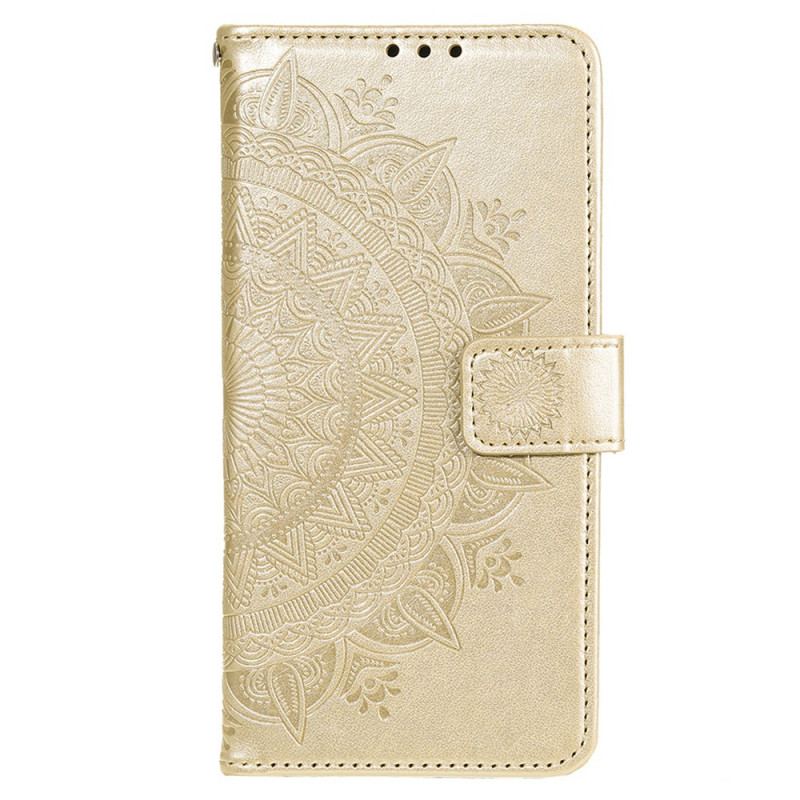 Capa De Couro Para Xiaomi Redmi Note 11 / 11S Mandala Do Sol