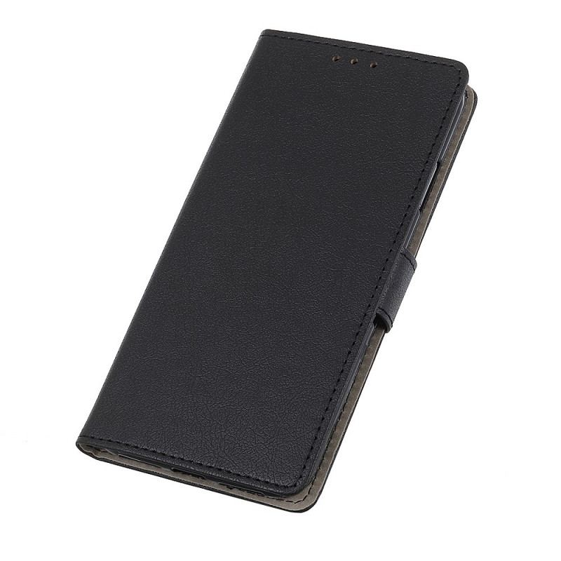 Capa De Couro Para Xiaomi Redmi Note 11 / 11S Couro Sintético De Lichia Premium