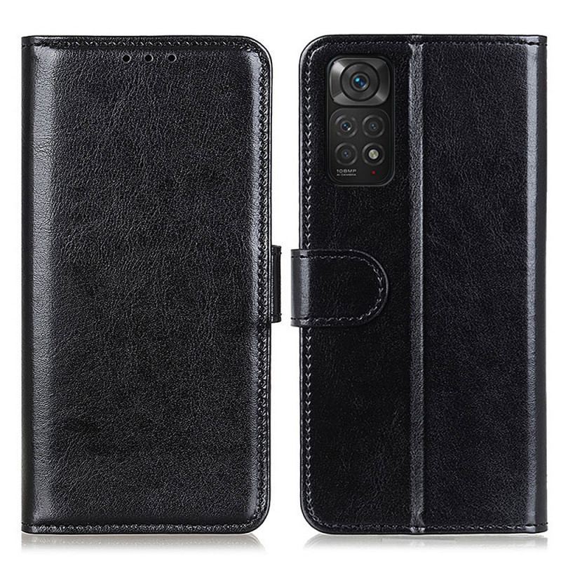 Capa Em Pele Para Xiaomi Redmi Note 11 / 11S Frozen Finesse