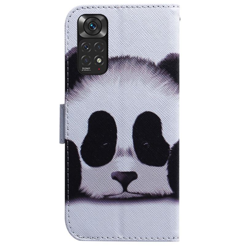 Capa Em Pele Para Xiaomi Redmi Note 11 / 11S Panda