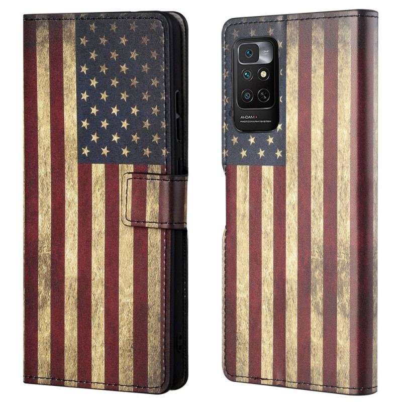 Capa Flip Para Xiaomi Redmi Note 11 / 11S Bandeira Americana