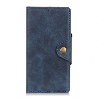 Capa Flip Para Xiaomi Redmi Note 11 / 11S Botão De Couro Falso