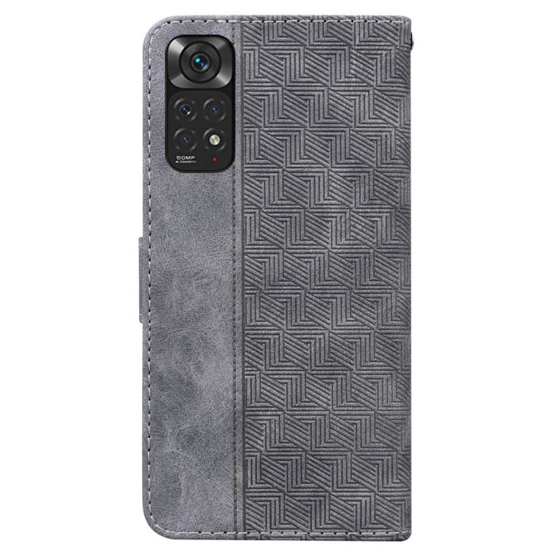 Capa Flip Para Xiaomi Redmi Note 11 / 11S De Cordão Padrão De Tiras