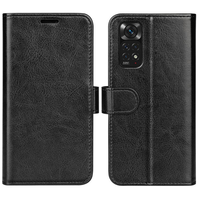 Capa Flip Para Xiaomi Redmi Note 11 / 11S Couro Falso Clássico